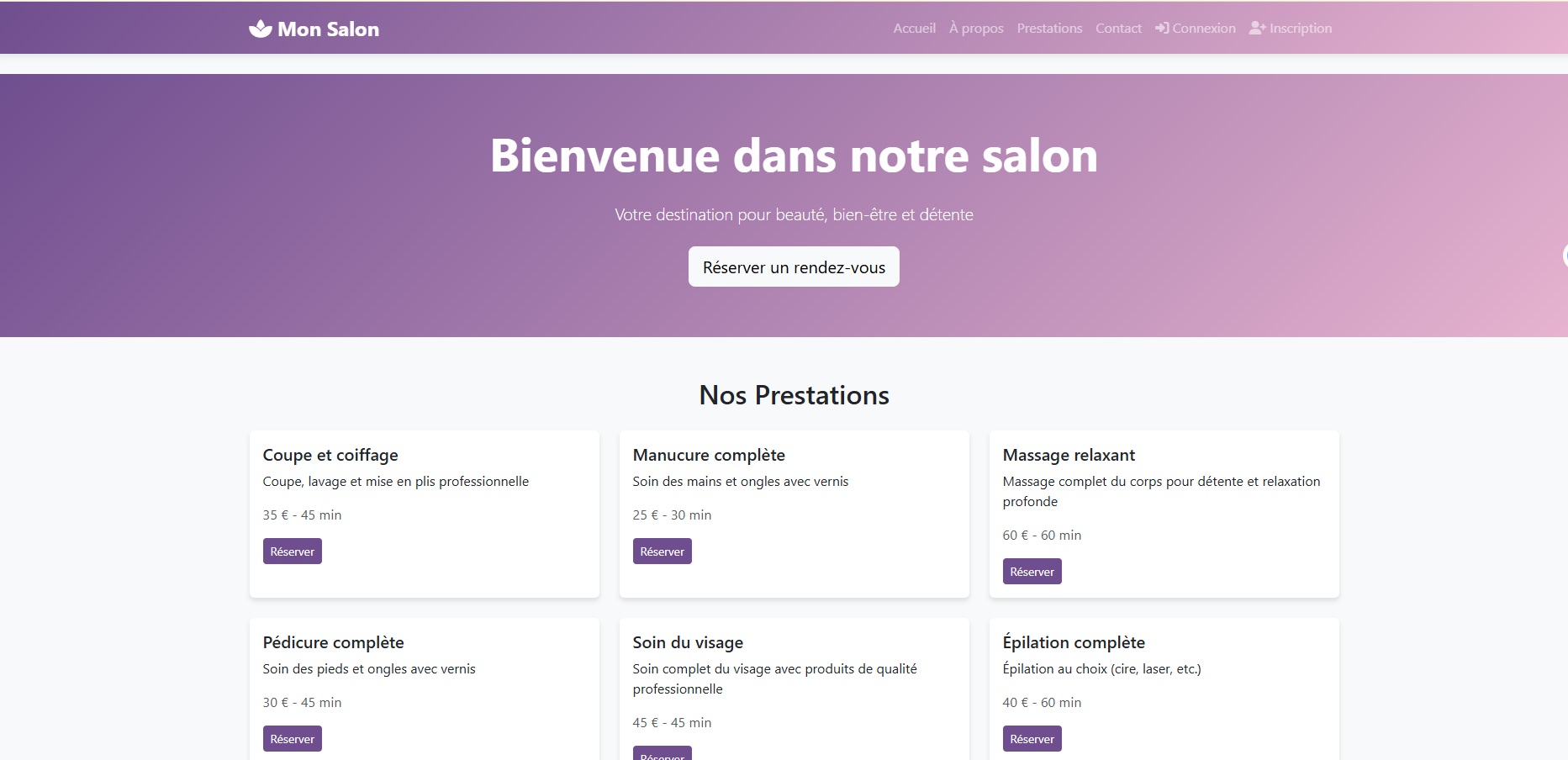 Modèle site indépendant